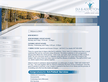 Tablet Screenshot of duiaddictioncenter.com